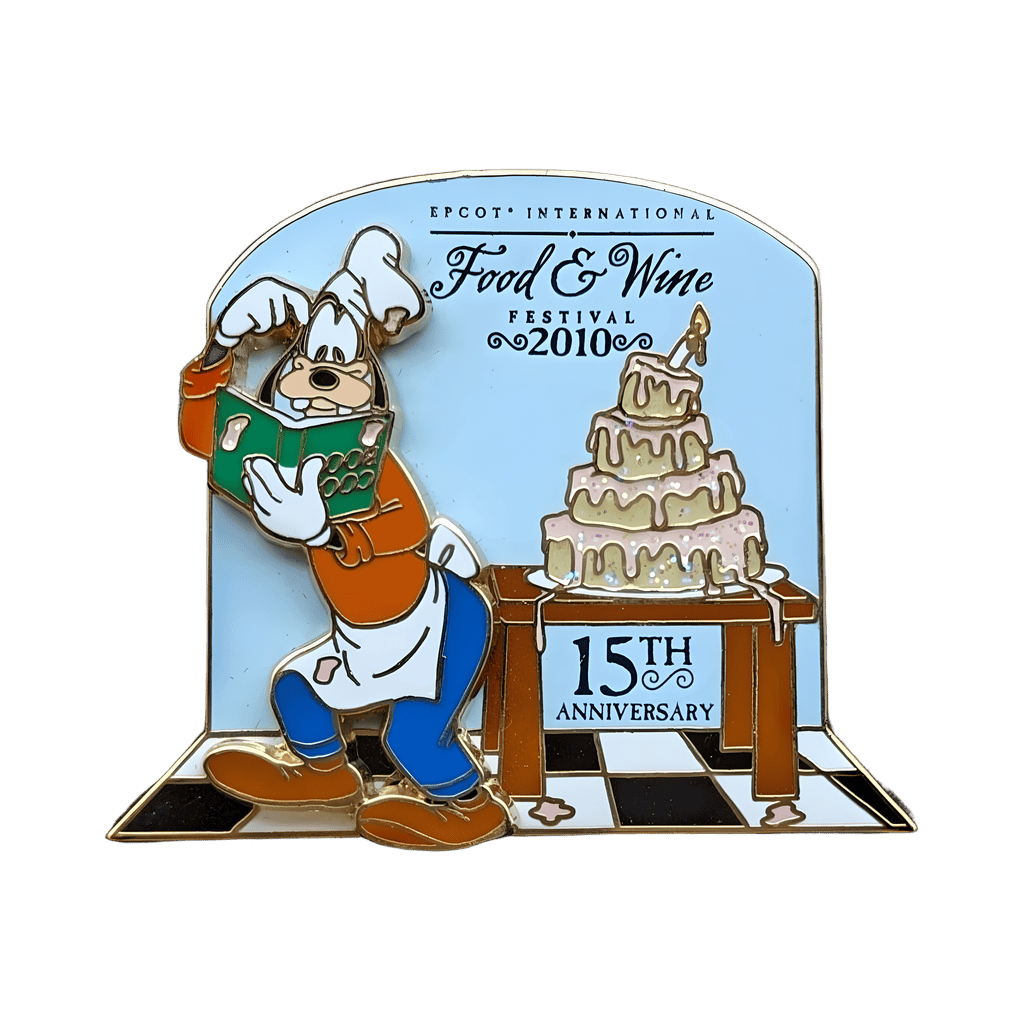 Chef Goofy with Birthday Cake Disney pin