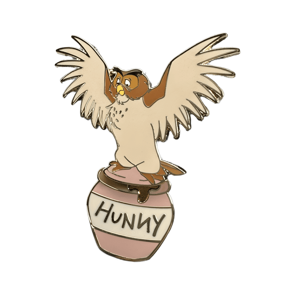 Owl on Hunny Pot Disney pin