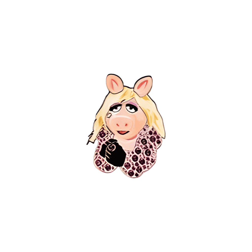 Jeweled Miss Piggy Disney pin