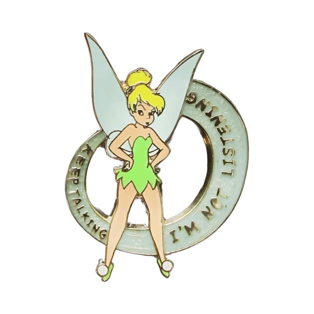 Tinker Bell - Keep Talking, Im not Listening Disney pin