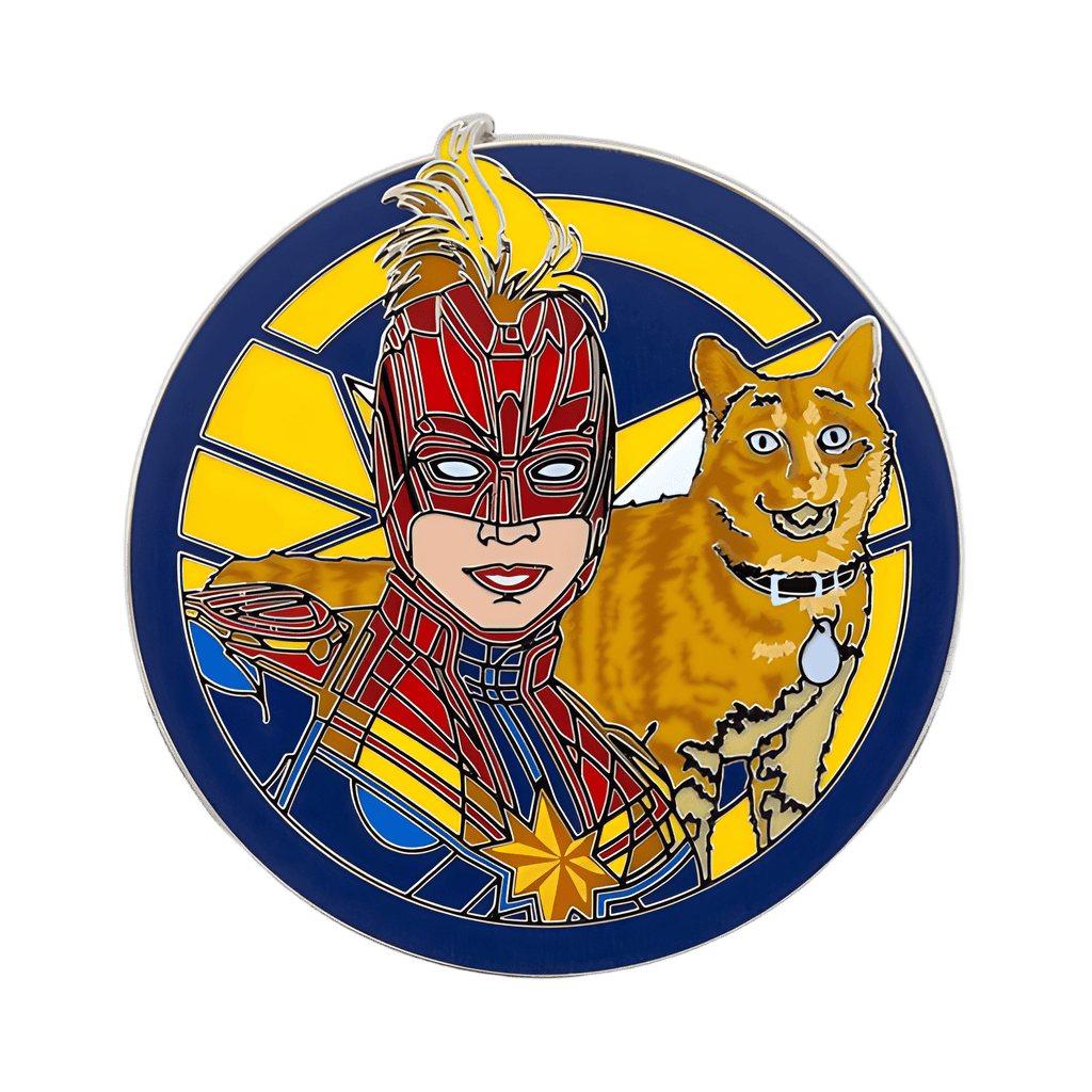 Our Best Friends Are Family Too Mystery Set - Captain Marvel and Goose Disney pin