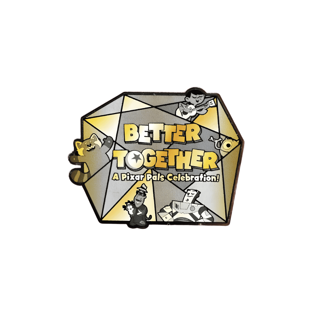 Better Together in Gold Tones Disney pin