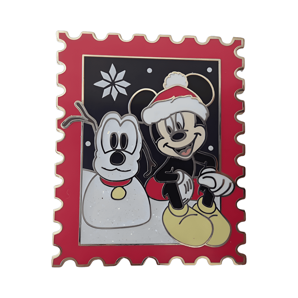 Mickey & Pluto Snowman Disney pin