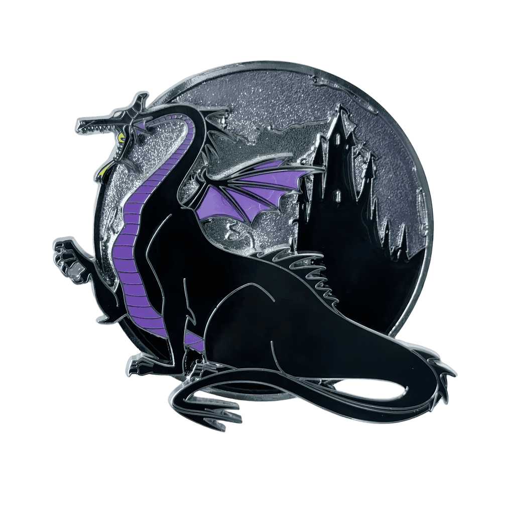 Maleficent Storm Castle Disney pin