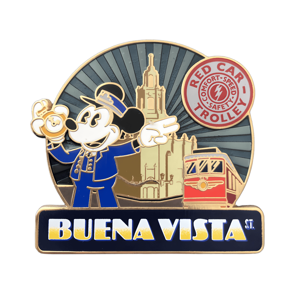 Mickey & Red Car Trolley Disney pin