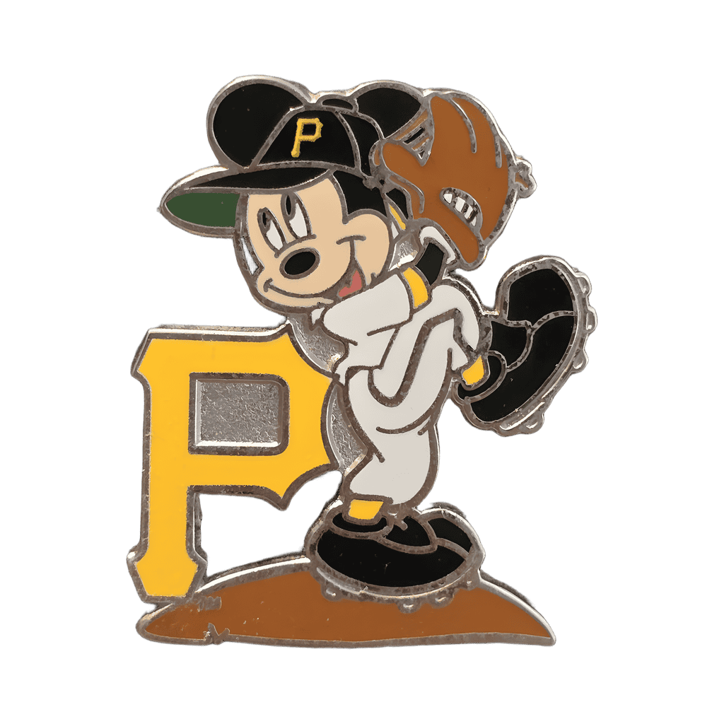 Pirates Pitcher Mickey Disney pin