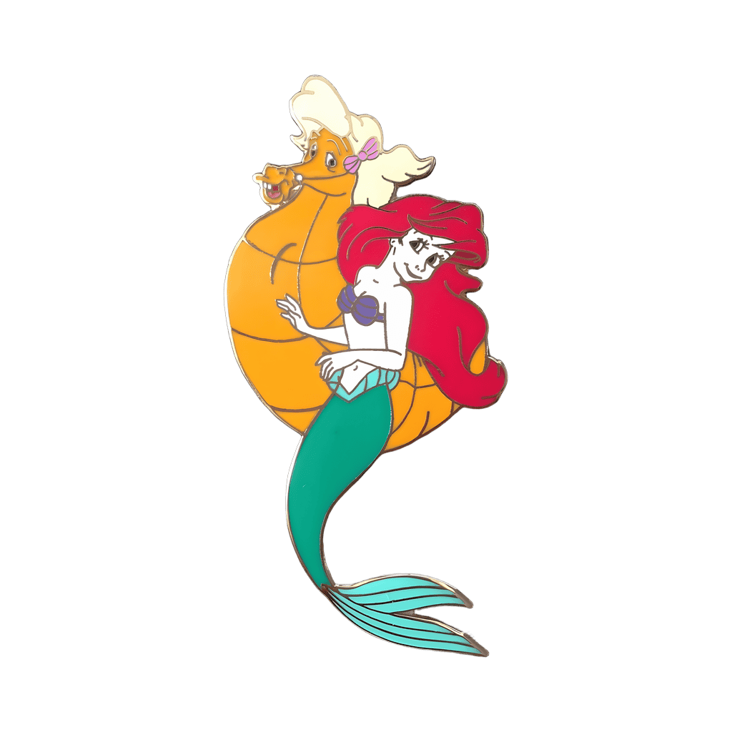 Ariel & Seahorse Disney pin