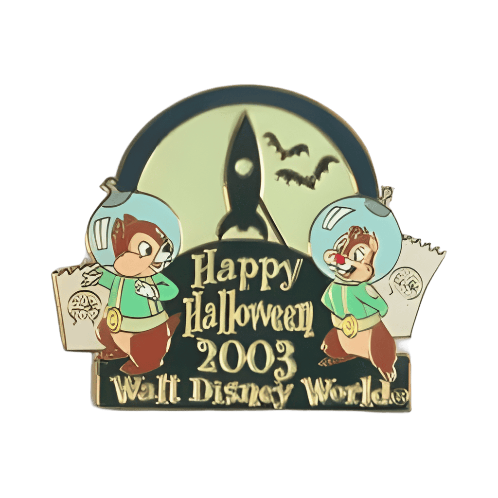 Astronaut Chip and Dale Disney pin