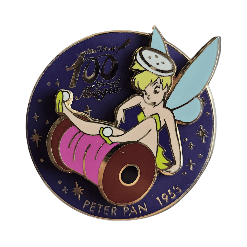 Tinker Bell and thread spool Disney pin