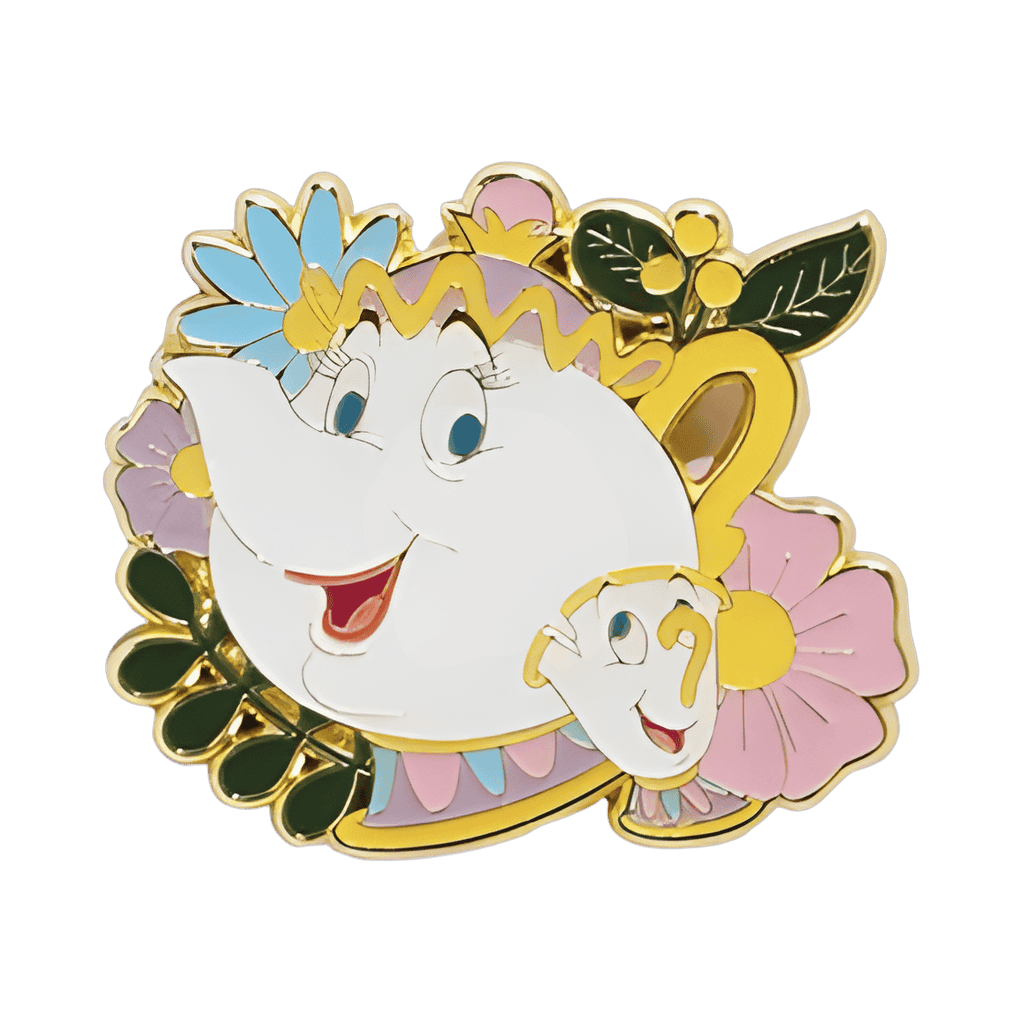 Mrs. Potts and Chip Disney pin