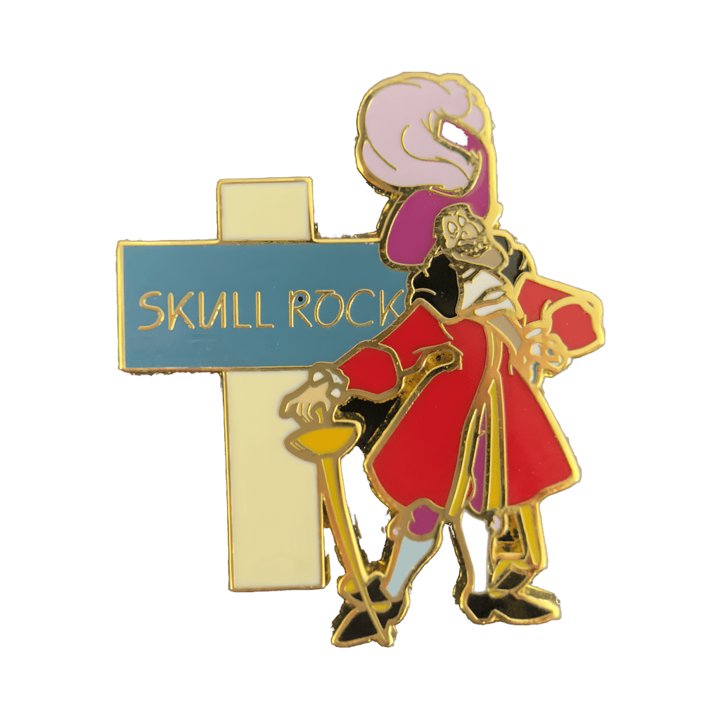 Skull Rock - Captain Hook Disney pin