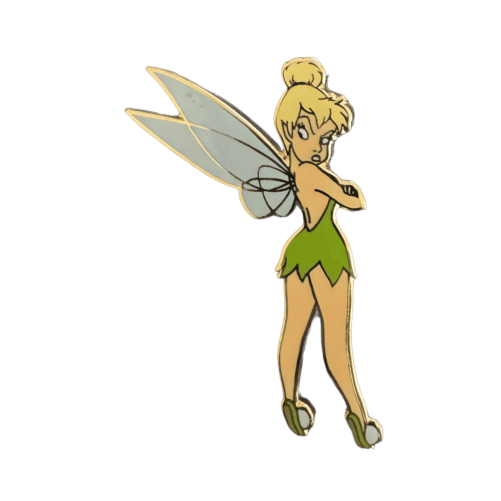 Tinker Bell with crossed arms looking over her shoulder Disney pin