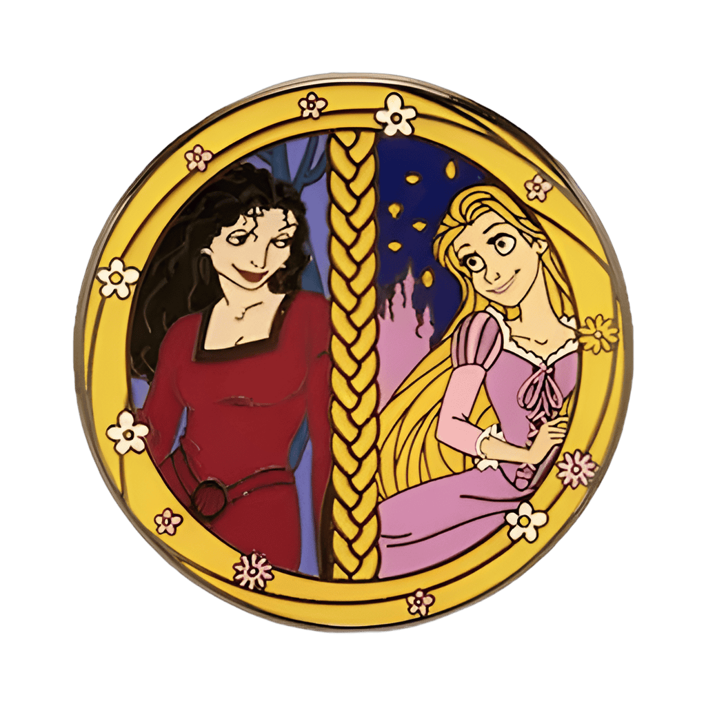 Mother Gothel and Rapunzel Disney pin