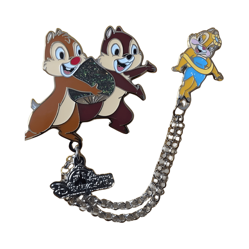 Chip and Dale with Clarice Disney pin