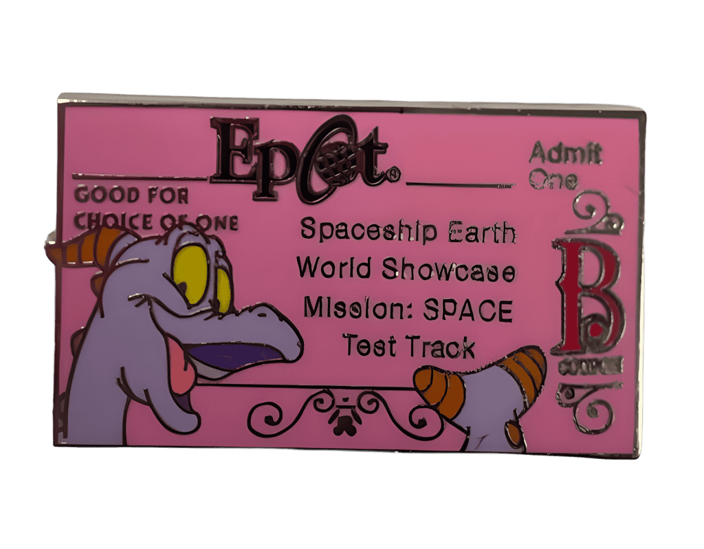 Figment - B Ticket - Epcot Disney pin
