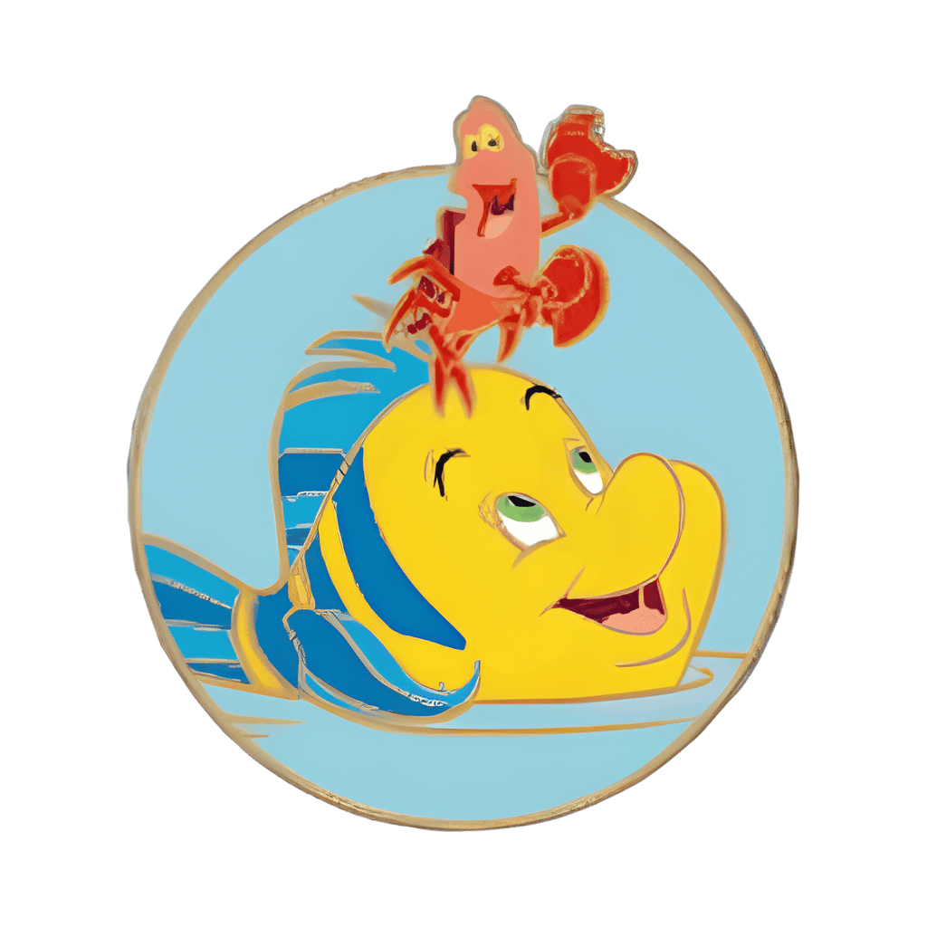 Flounder & Sebastian Disney pin