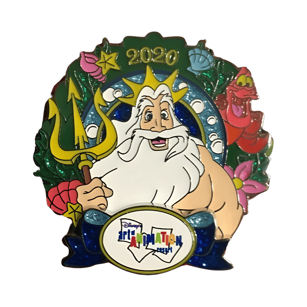 Art of Animation Resort - Triton & Sebastian Wreath Disney pin