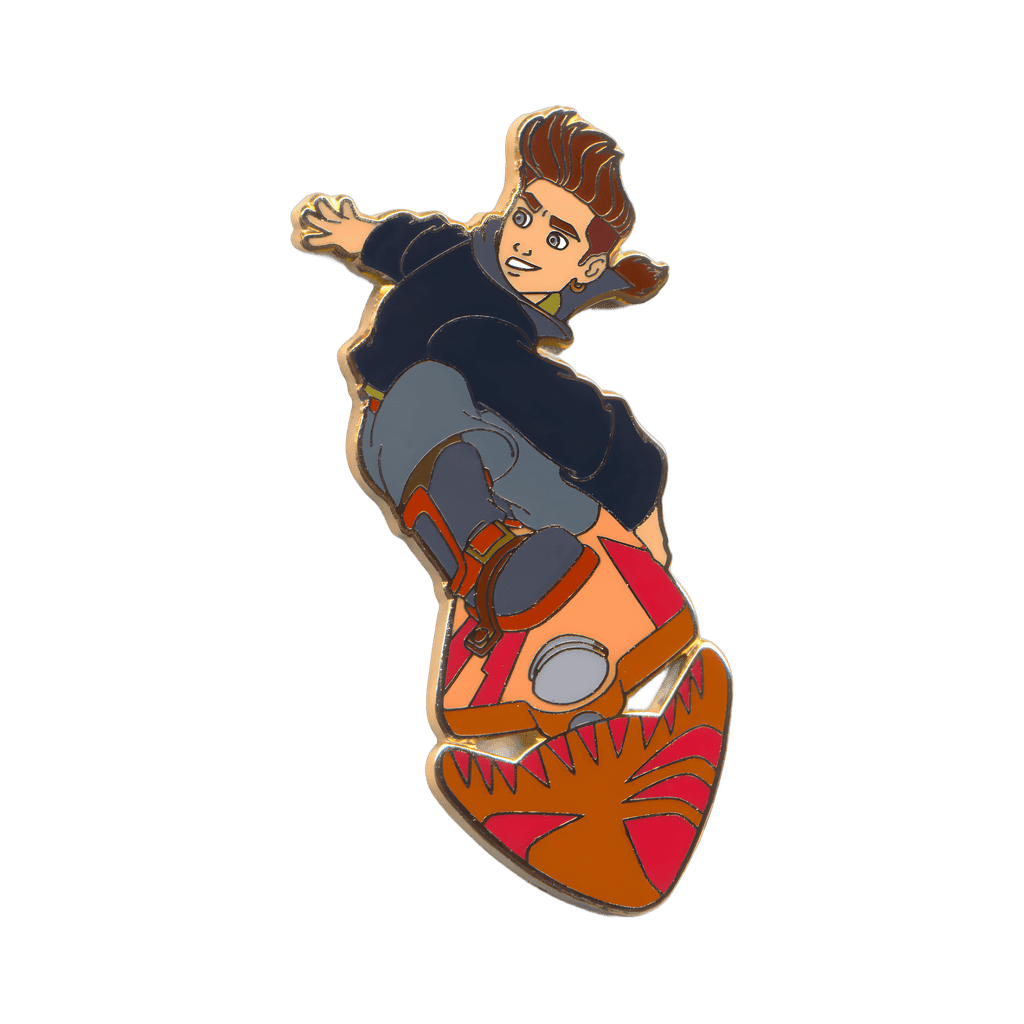 Jim Hawkins Riding his Solar Surfer Disney pin