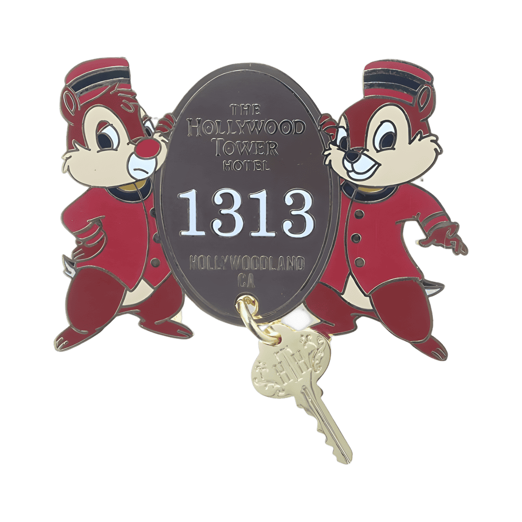 Room 1313 Featuring Chip 'N Dale Disney pin