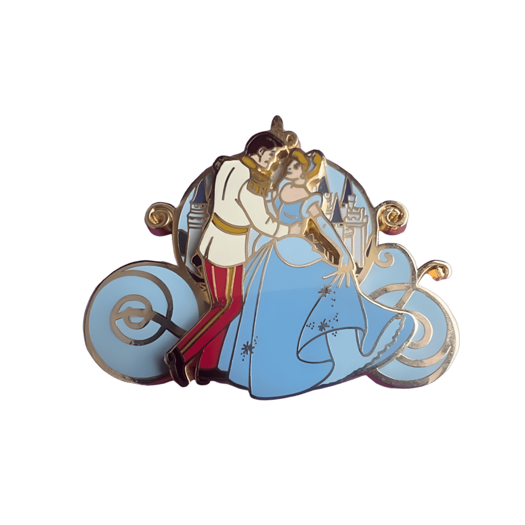 Cinderella and Prince Charming dancing Disney pin