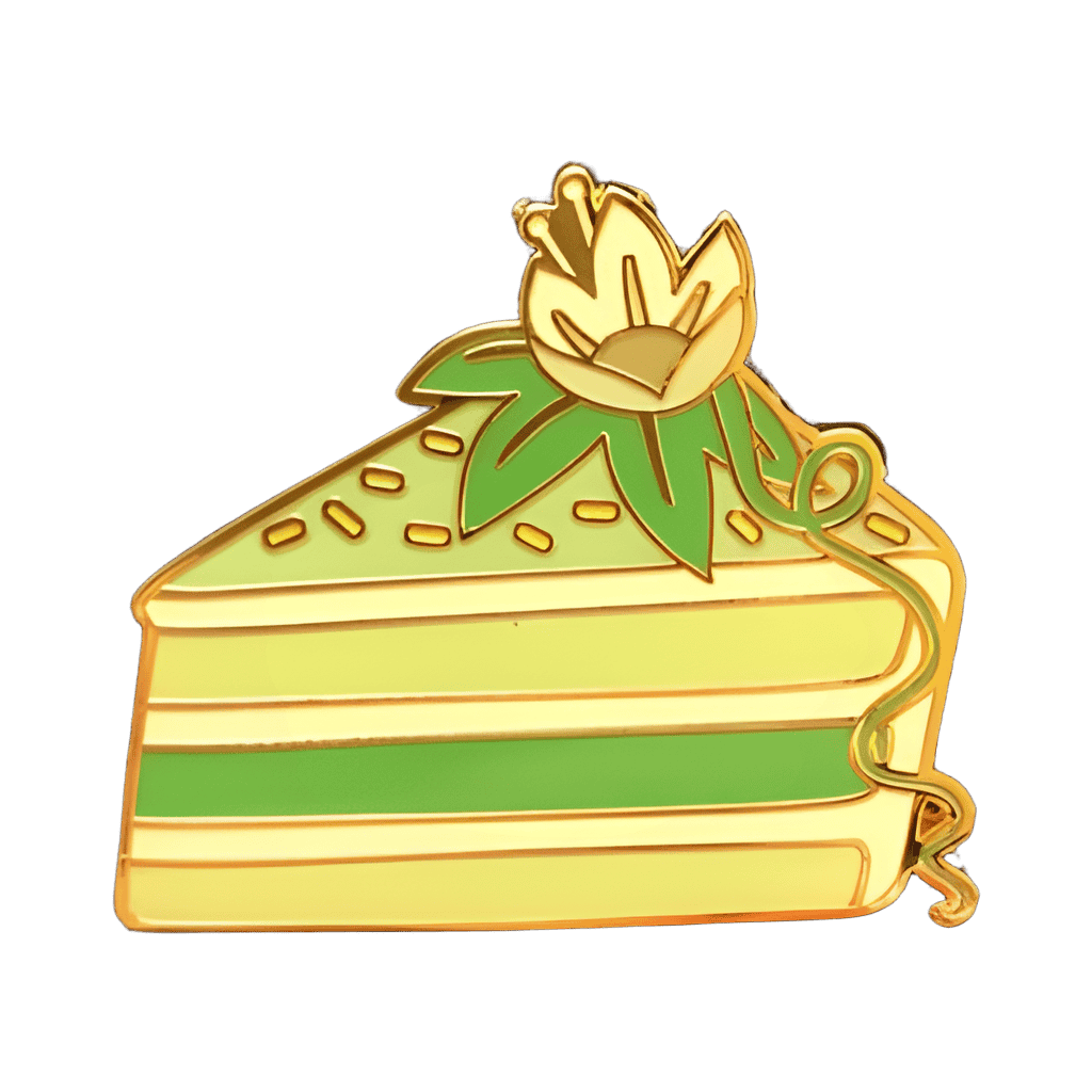 Tiana Cake Slice Disney pin
