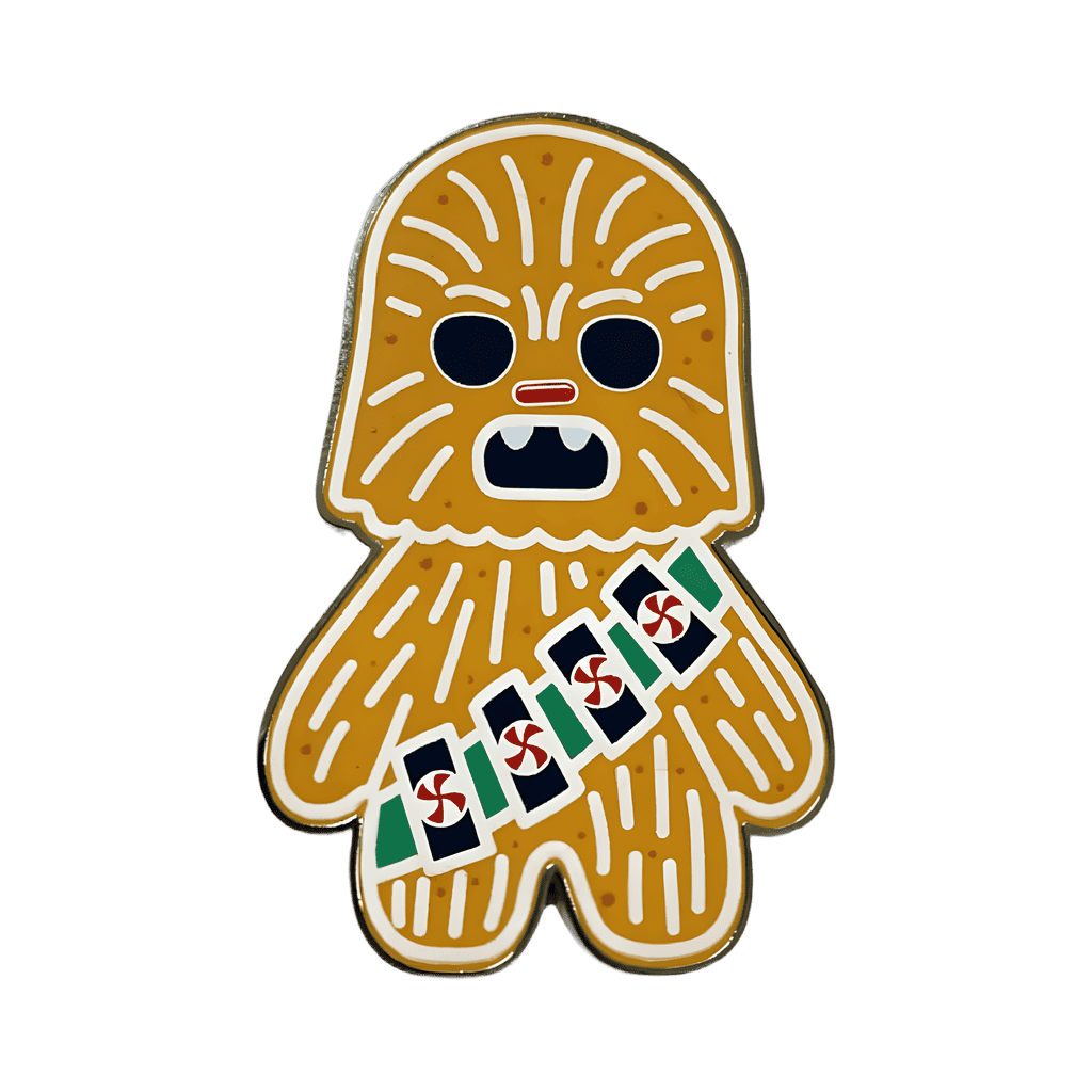 DLR/WDW - Star Wars Holidays 2021 - Chewbacca Gingerbread Cookie Disney pin
