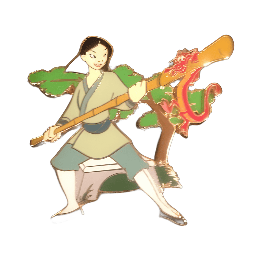 Mulan & Mushu Disney pin