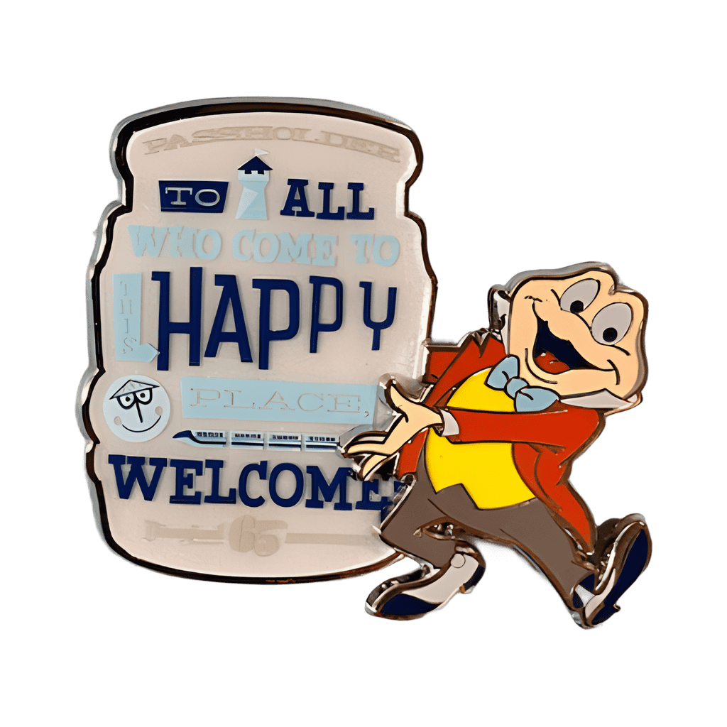 Mr. Toad - "To all that come to this happy place, welcome" Disney pin