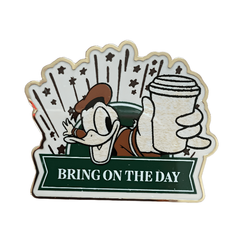 Donald Starbucks Disney pin