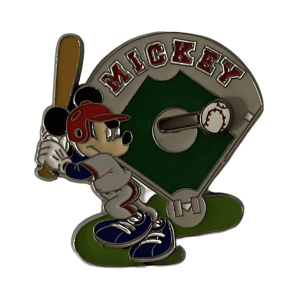 Mickey with Baseball Disney pin