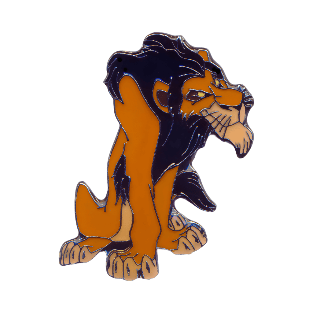 Scar Sitting Disney pin