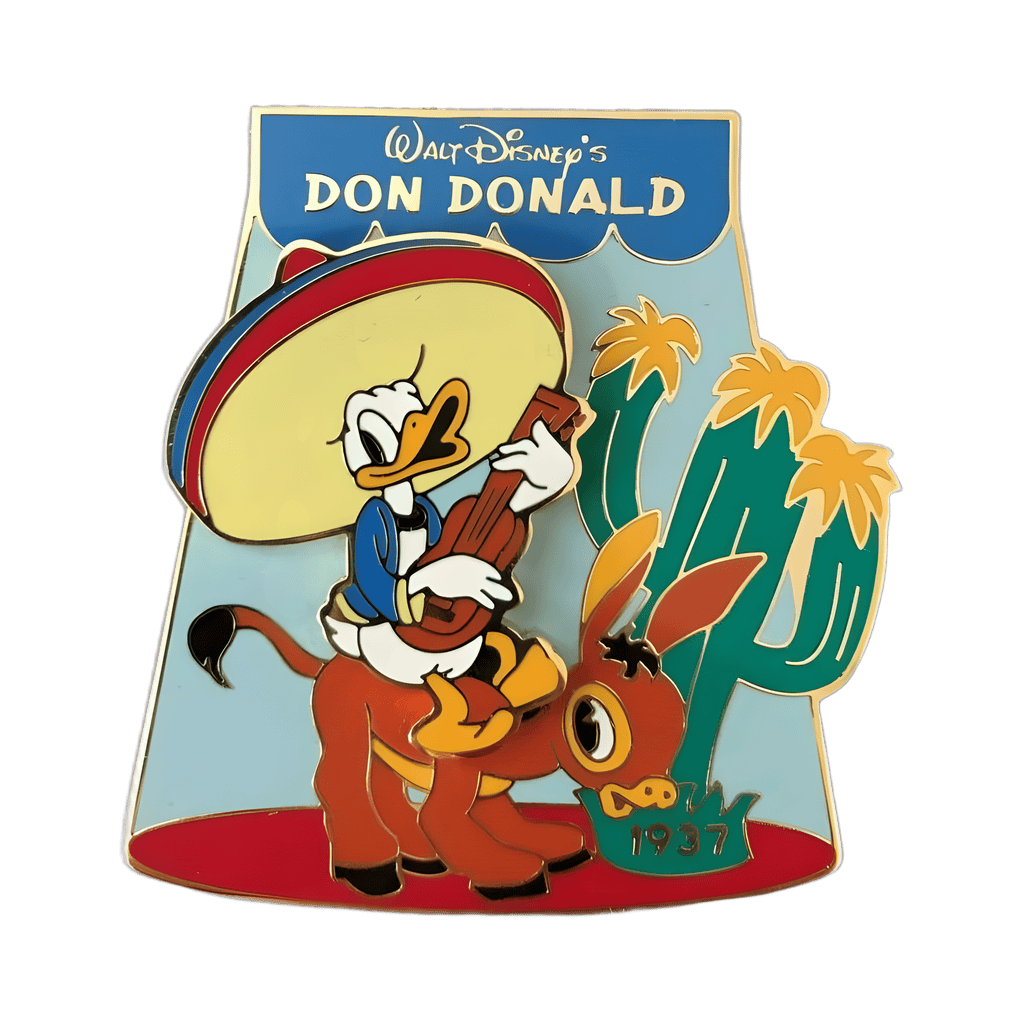Donald on Donkey Disney pin
