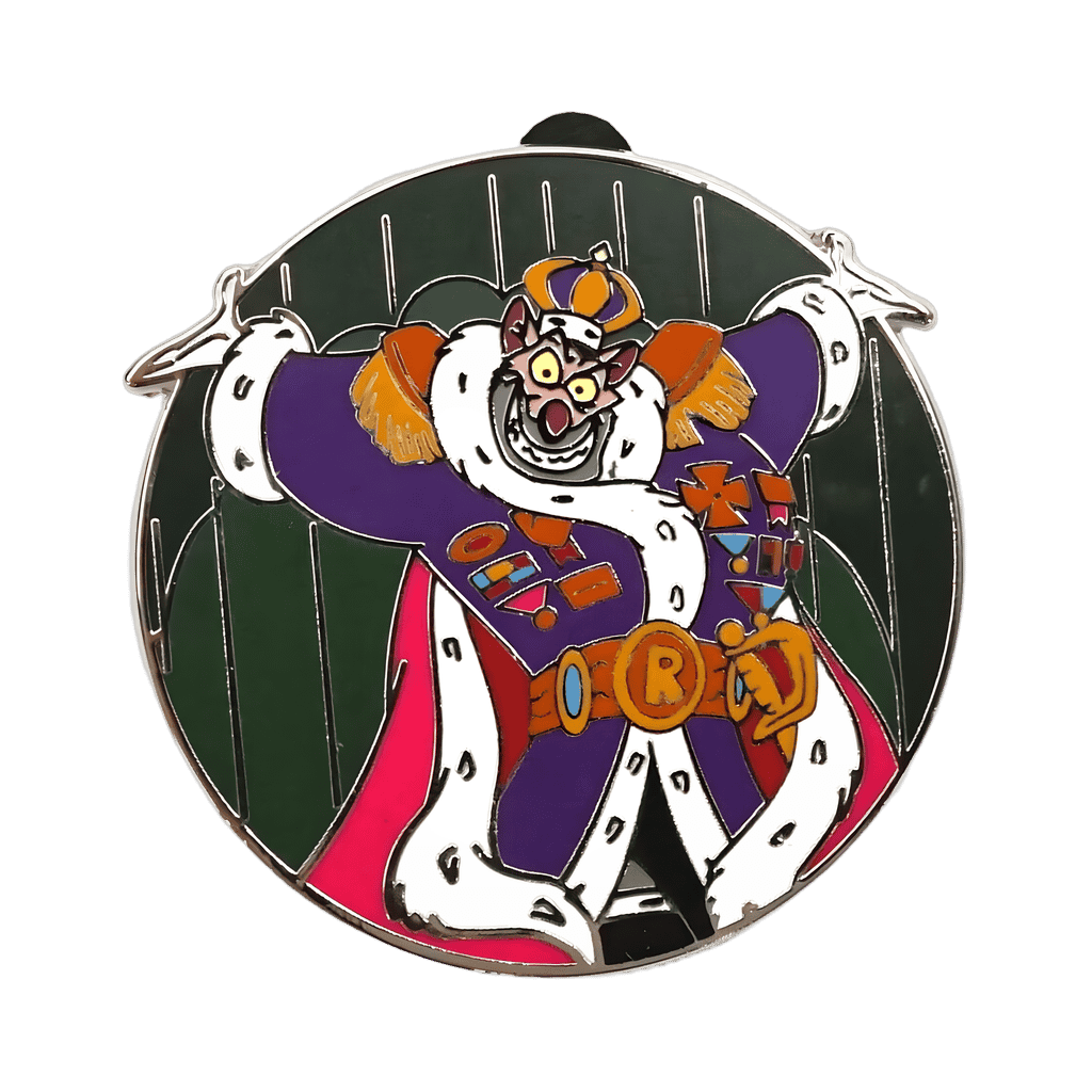 Ratigan disguised as King Disney pin
