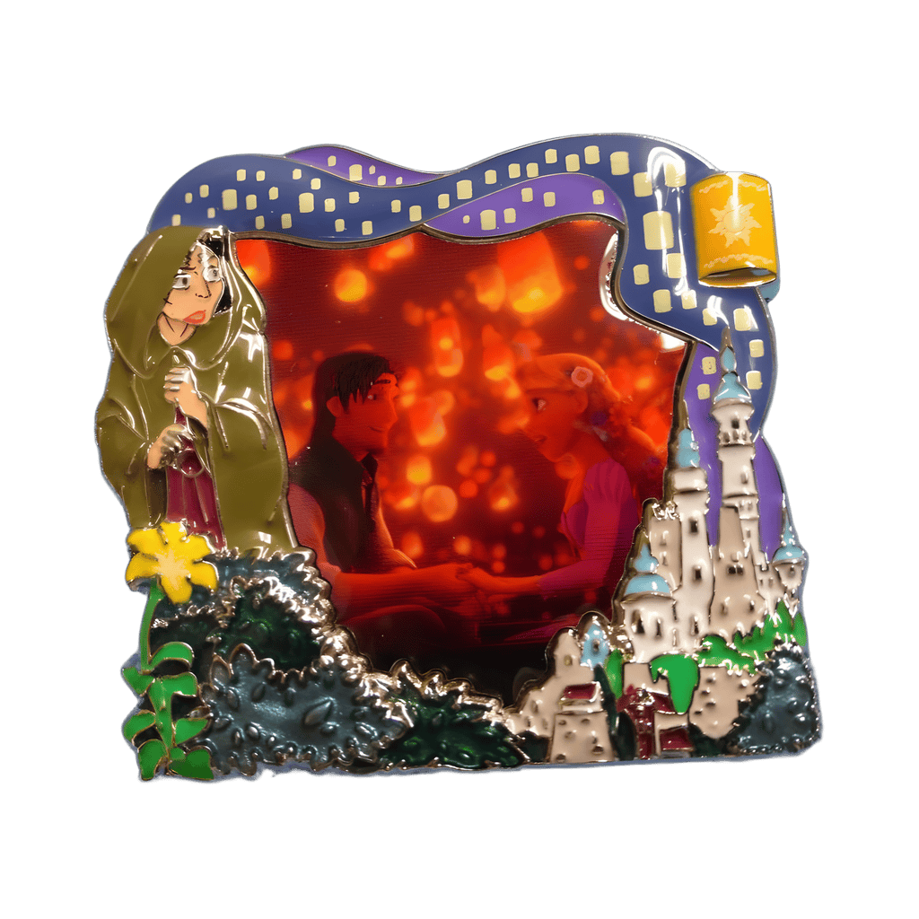 Version #3 - Rapunzel and Flynn in Boat Disney pin