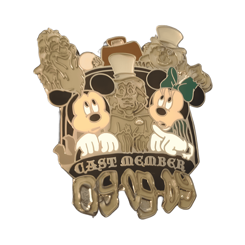 Mickey and Minnie in Doombuggy with Hitchhiking Ghosts - Cast Member Exclusive Disney pin
