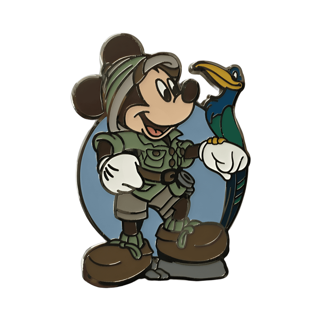 Safari Mickey with Tropical Bird Disney pin