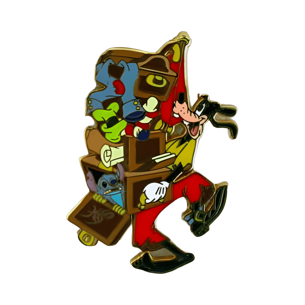 Goofy and Stitch Disney pin