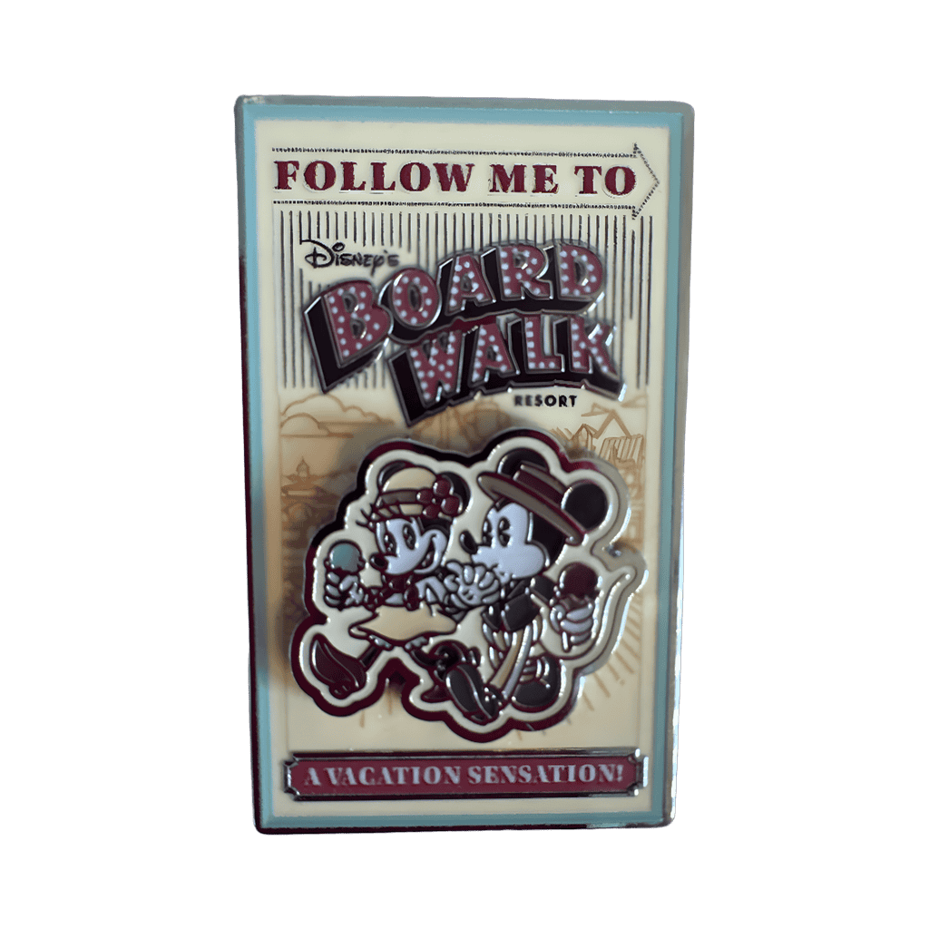 Follow Me To Boardwalk Disney pin