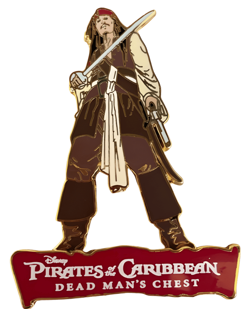 Captain Jack Sparrow Disney pin