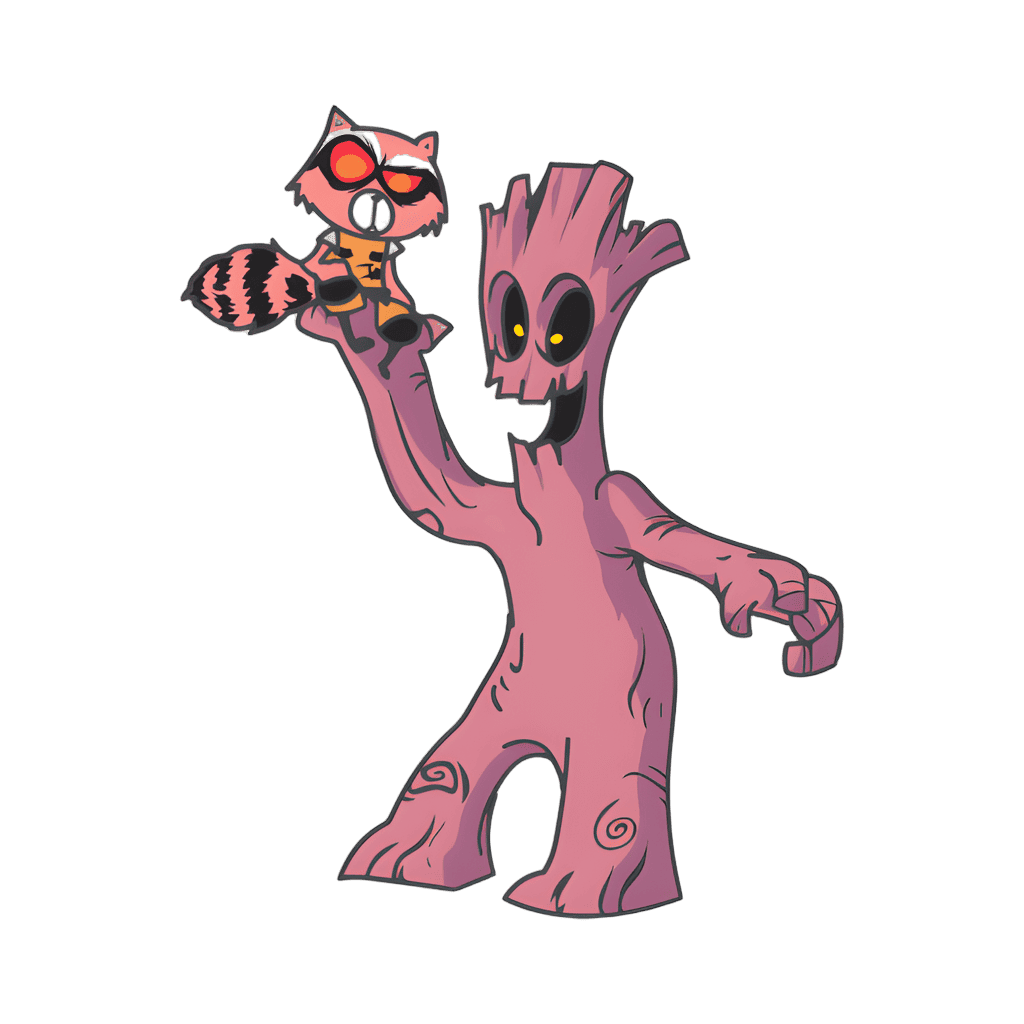 Groot with Rocket Raccoon Incentive Pin Disney pin