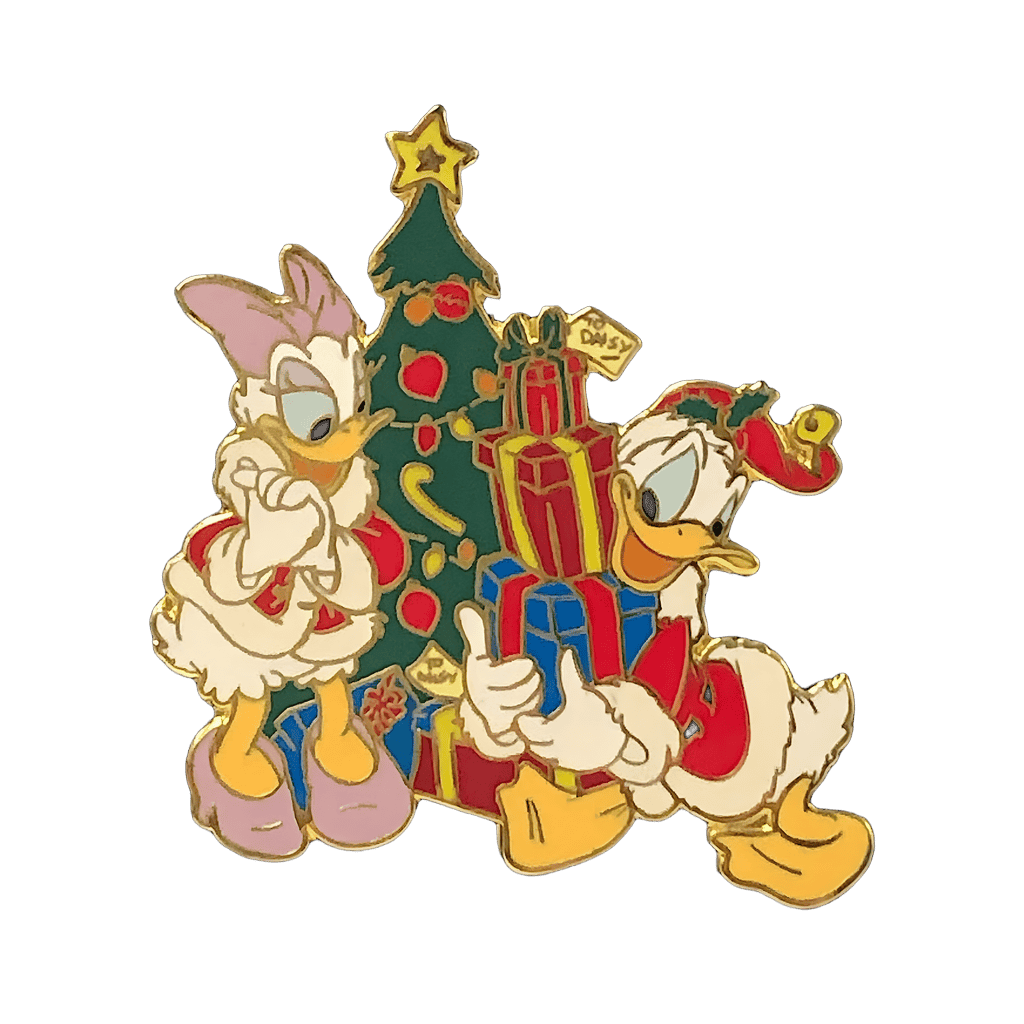 Donald and Daisy Christmas Tree Disney pin