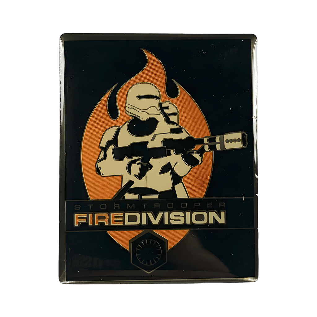 Stormtrooper Fire Division Disney pin