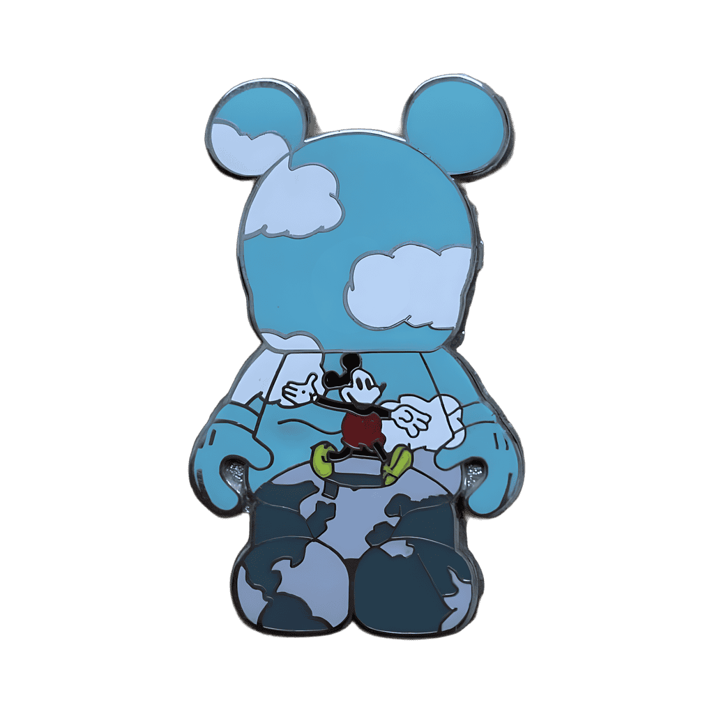 Mickey Mouse walking on World Disney pin