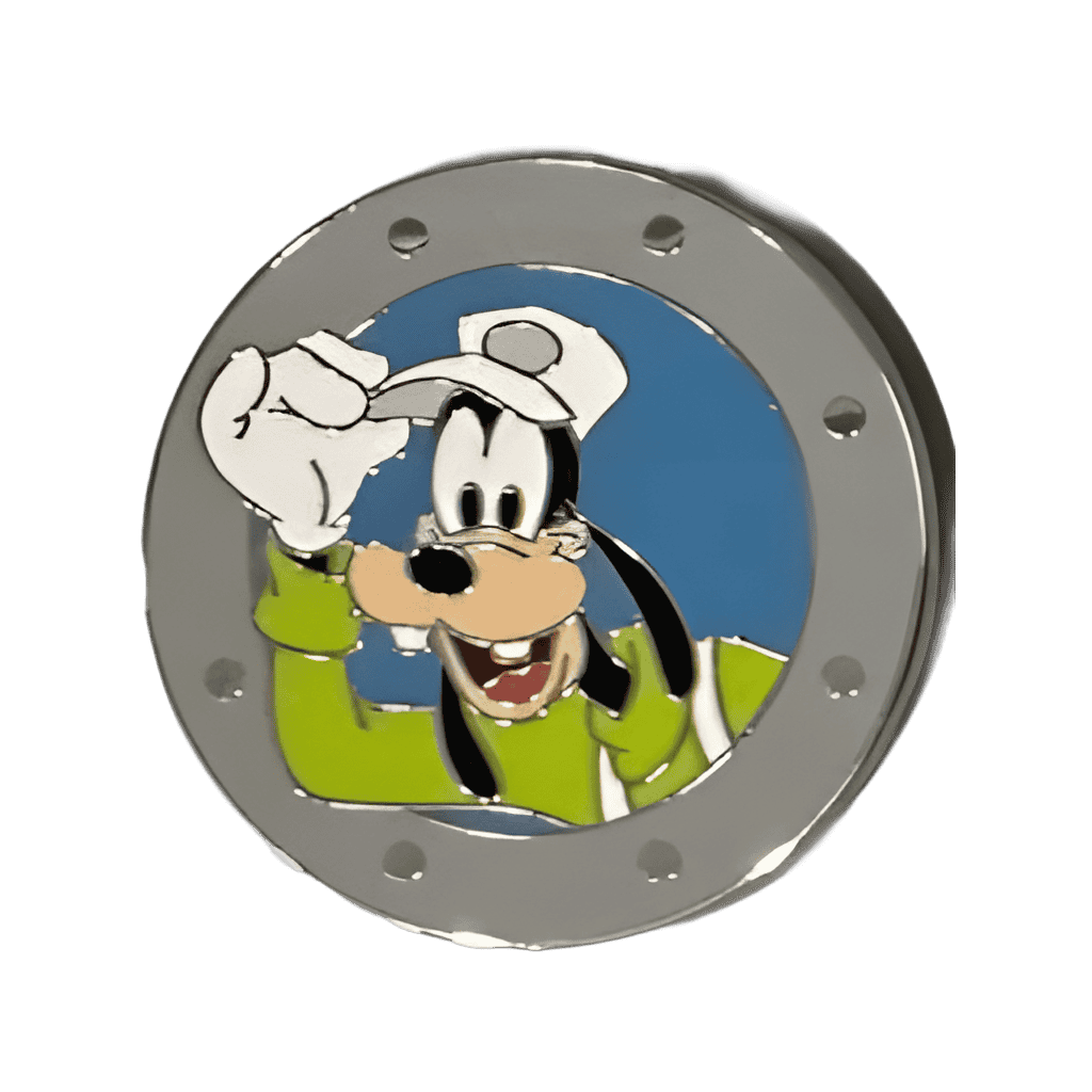 Goofy in Porthole Disney pin
