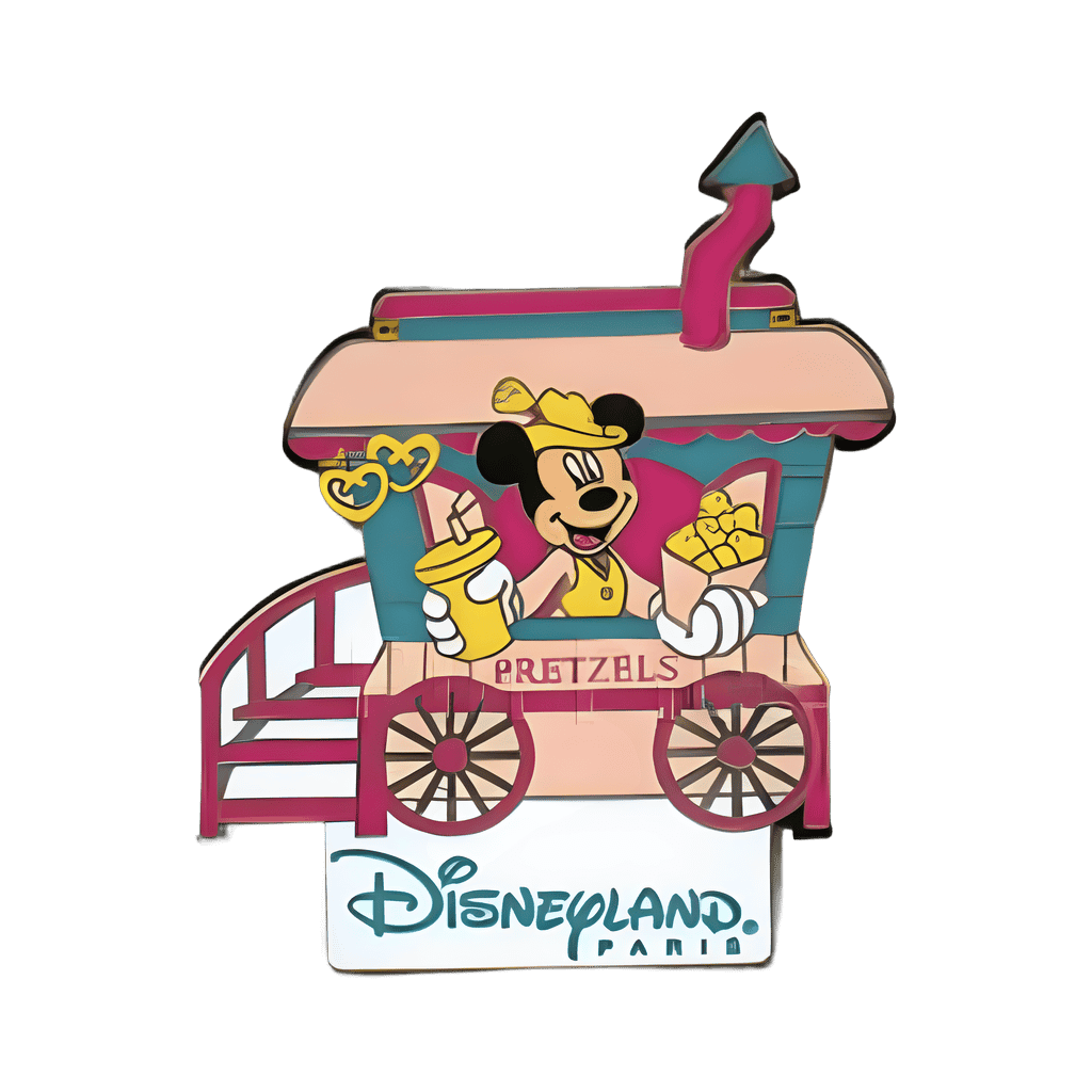 Pretzel Cart Mickey Disney pin