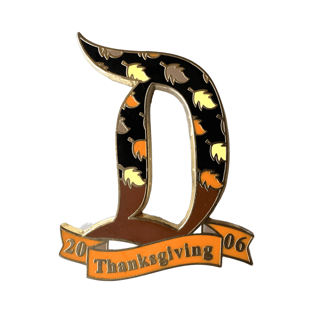 Gothic D - Thanksgiving 2006 Disney pin