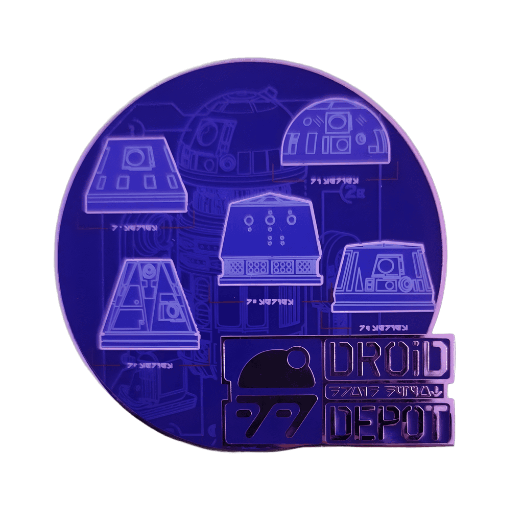 Droid Heads Disney pin