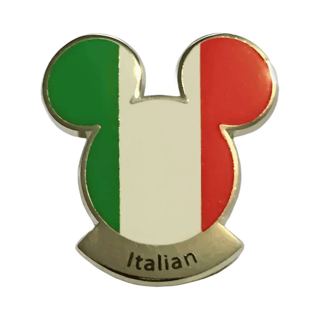 Italian - Italian flag Disney pin