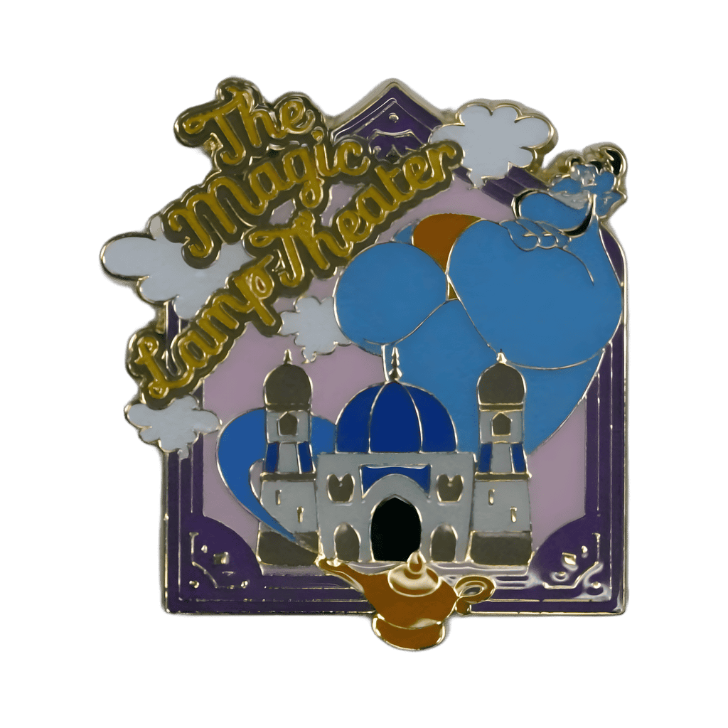 The Magic Lamp Theater Disney pin