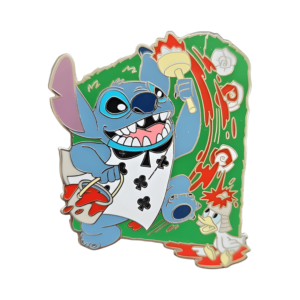 Stitch as Card Soldier Disney pin
